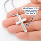 Graduation 2021, To Granddaughter, Engravable Cross Necklace