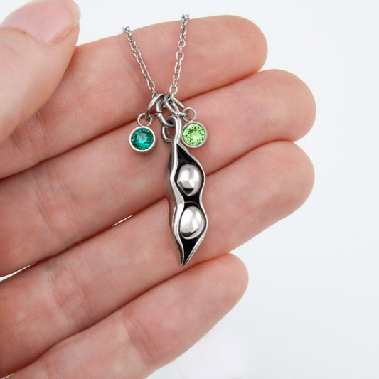 TO MY MOM PEA TO YOUR POD NECKLACE
