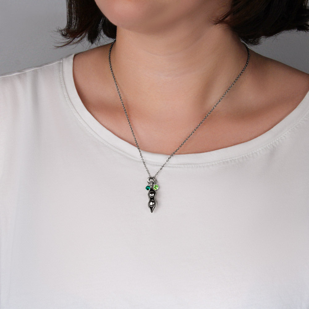 TO MY MOM PEA TO YOUR POD NECKLACE