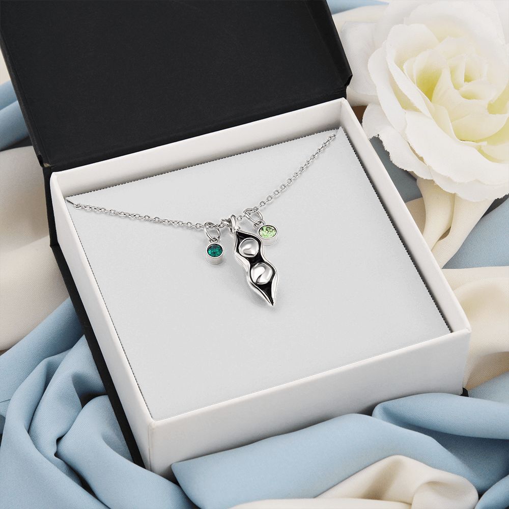 TO MY MOM PEA TO YOUR POD NECKLACE