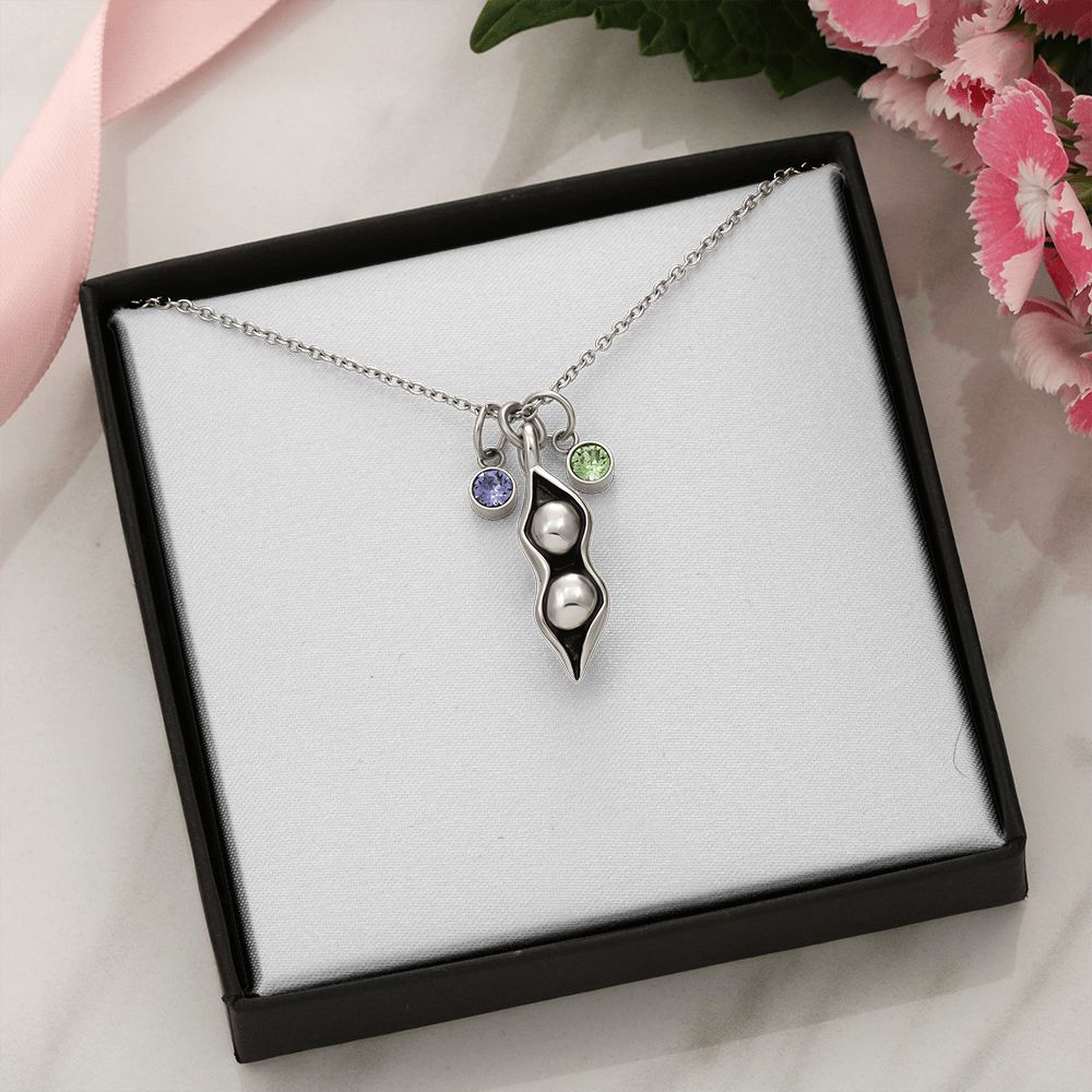 TO MY MOM PEA TO YOUR POD NECKLACE
