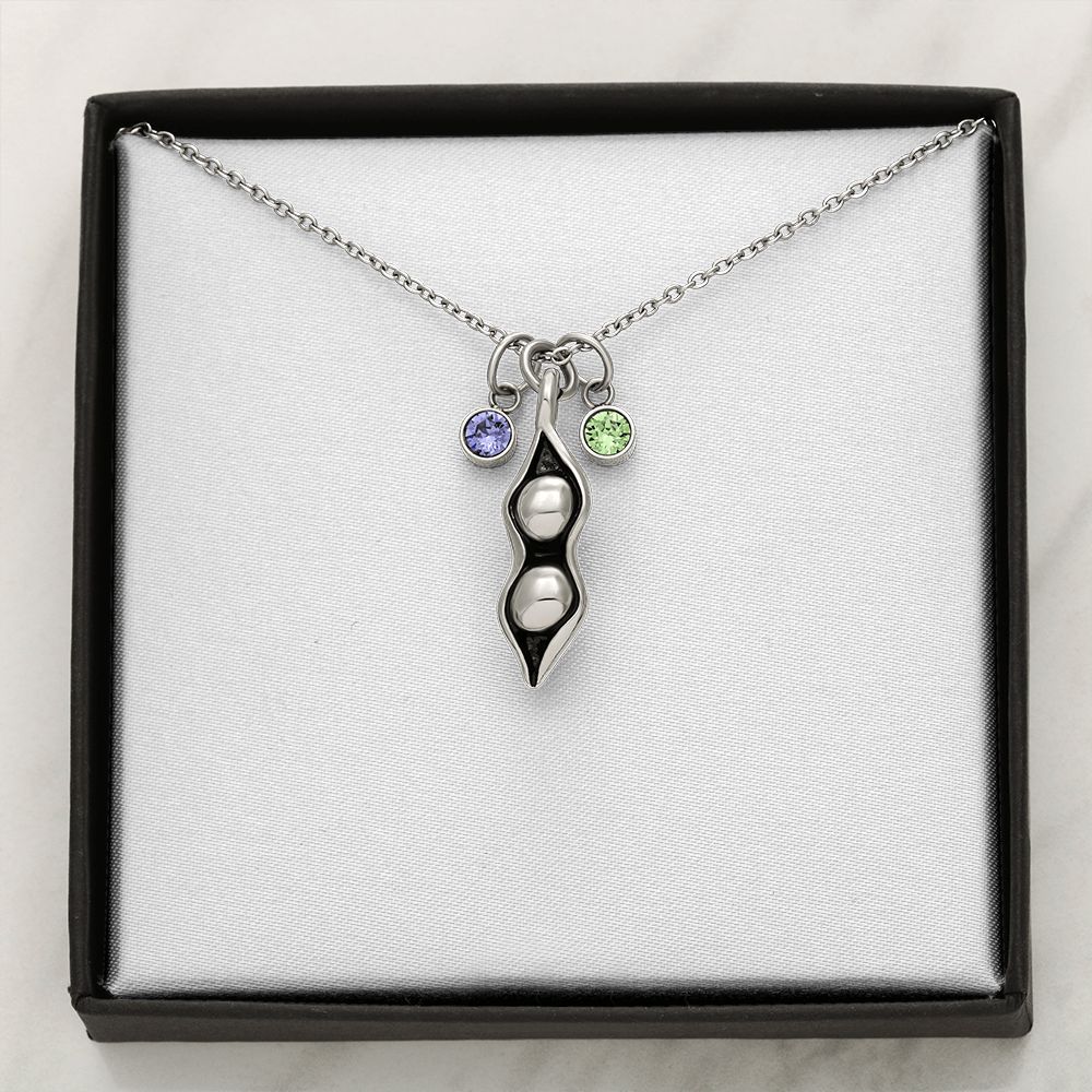 TO MY MOM PEA TO YOUR POD NECKLACE