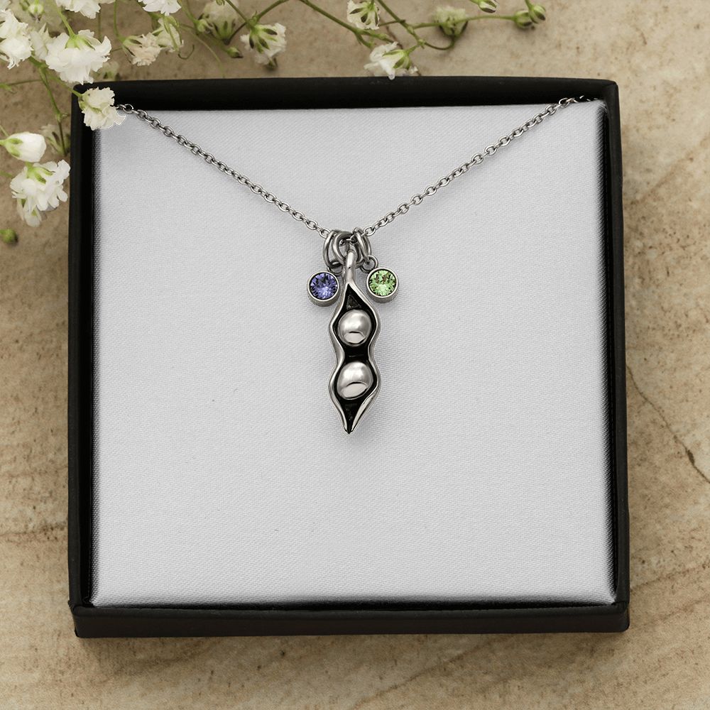 TO MY MOM PEA TO YOUR POD NECKLACE