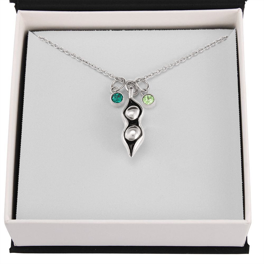 TO MY MOM PEA TO YOUR POD NECKLACE