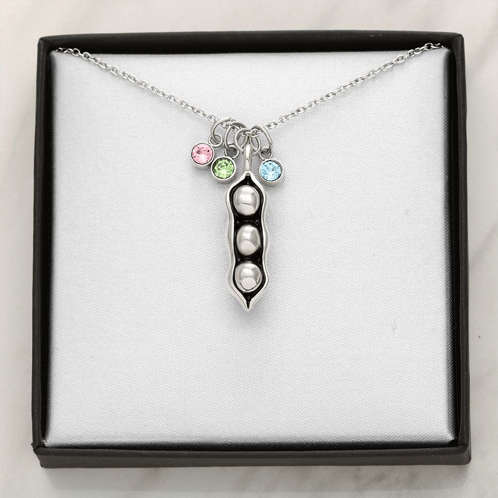 TO MY MOM PEA TO YOUR POD NECKLACE