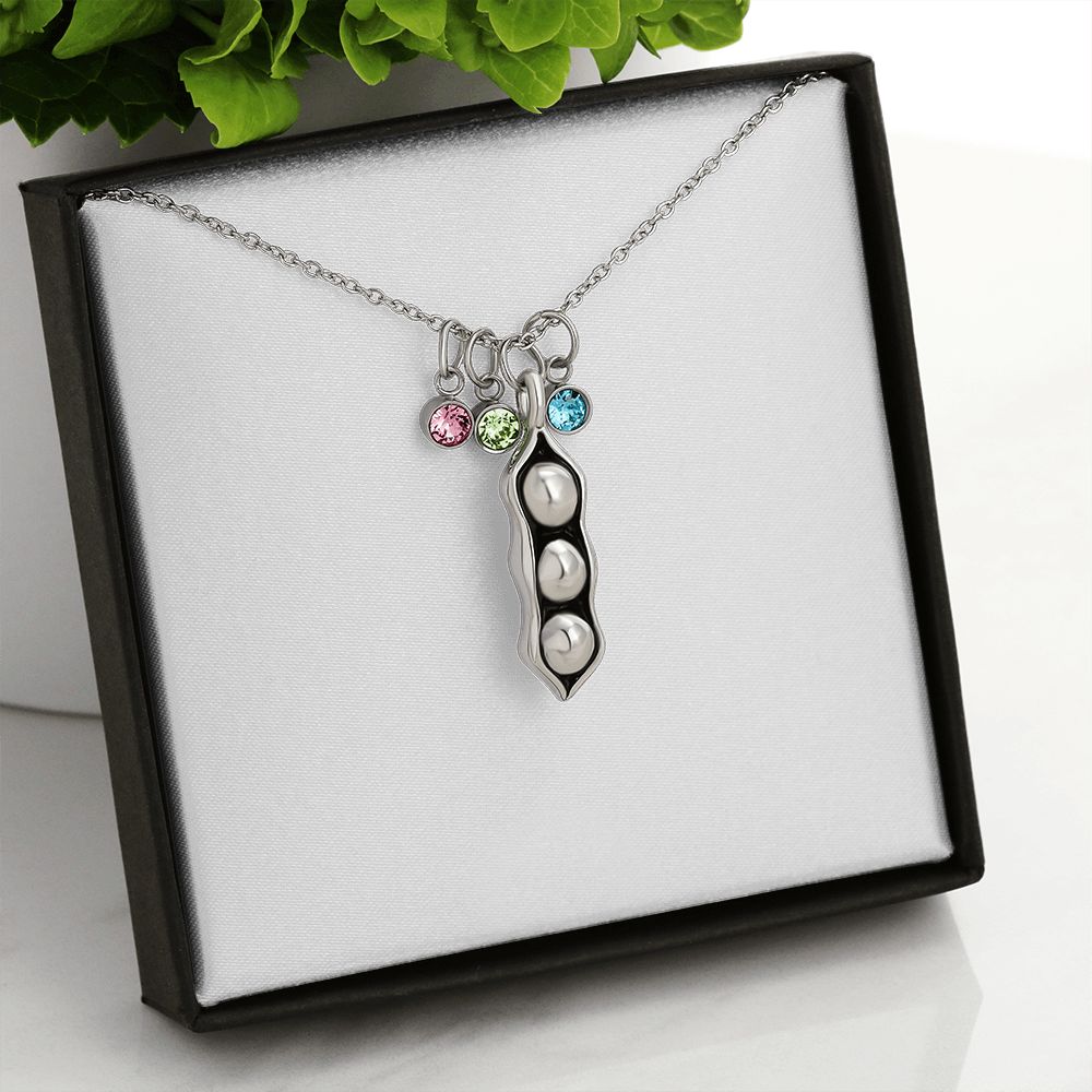 TO MY MOM PEA TO YOUR POD NECKLACE