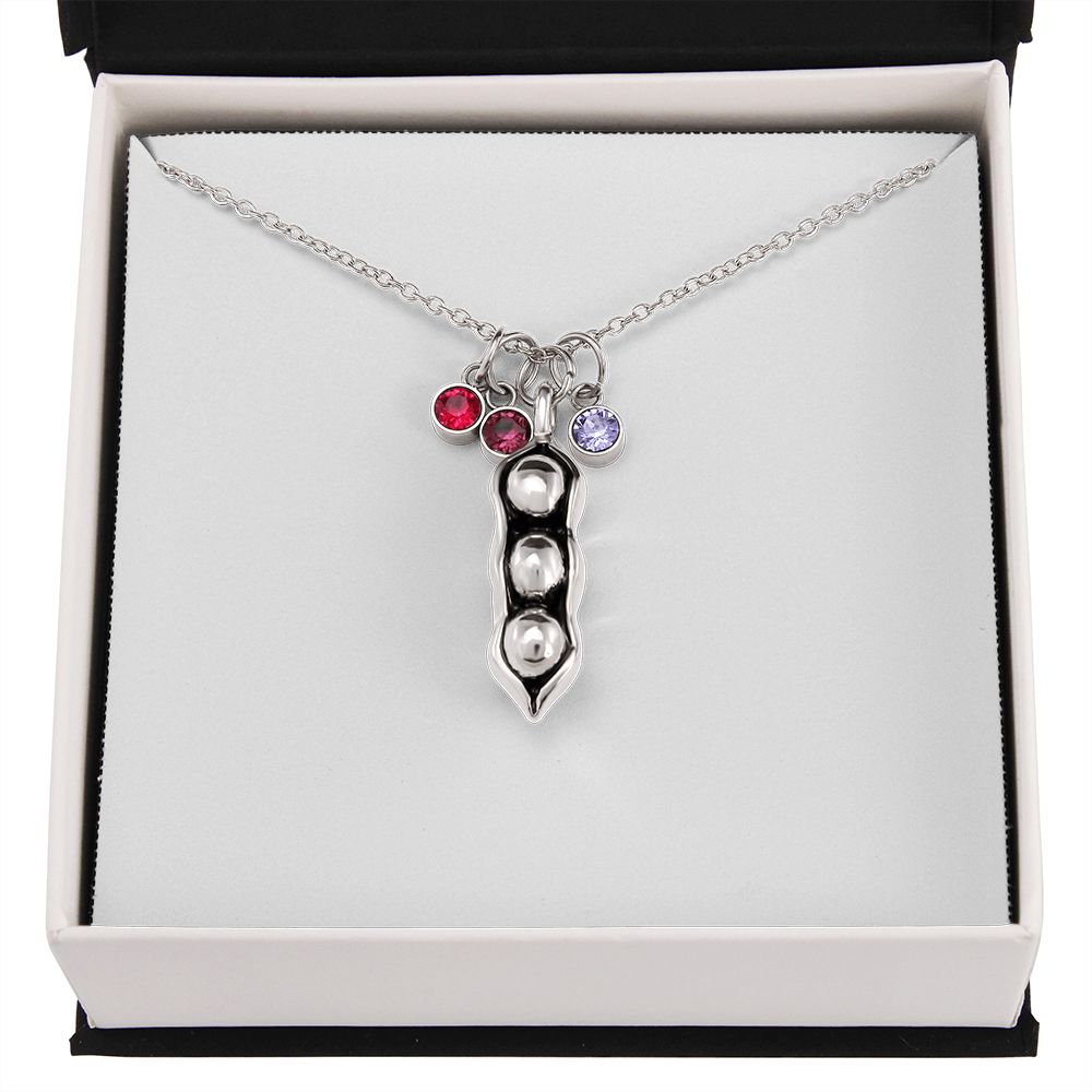 TO MY MOM PEA TO YOUR POD NECKLACE