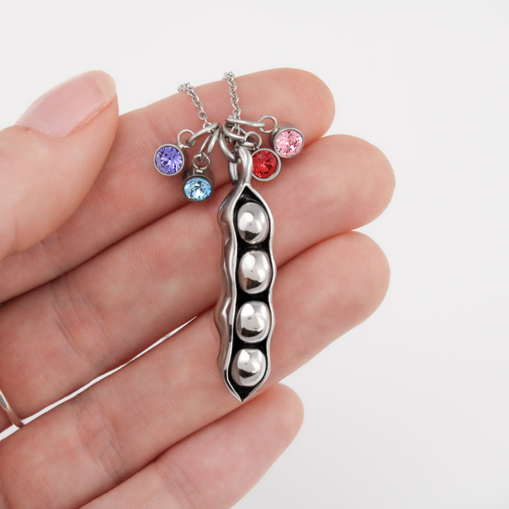 TO MY MOM PEA TO YOUR POD NECKLACE