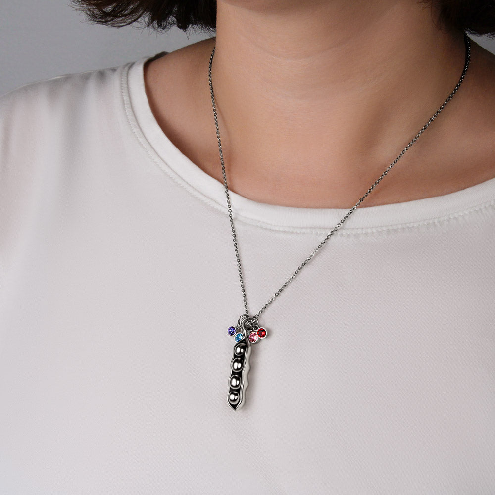 TO MY MOM PEA TO YOUR POD NECKLACE