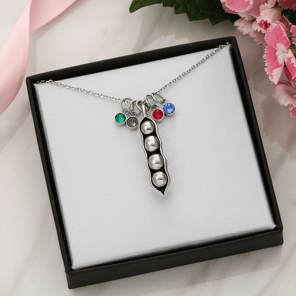 TO MY MOM PEA TO YOUR POD NECKLACE