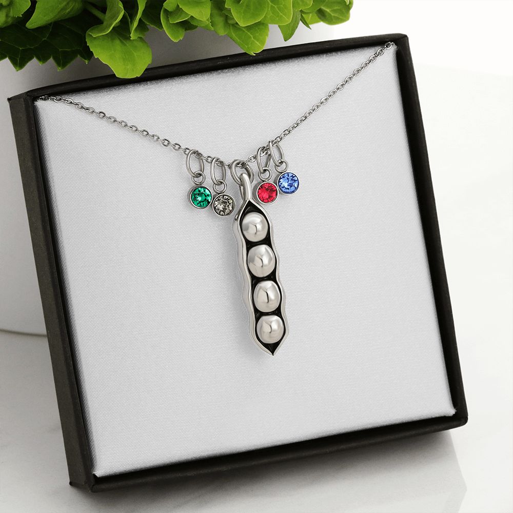 TO MY MOM PEA TO YOUR POD NECKLACE
