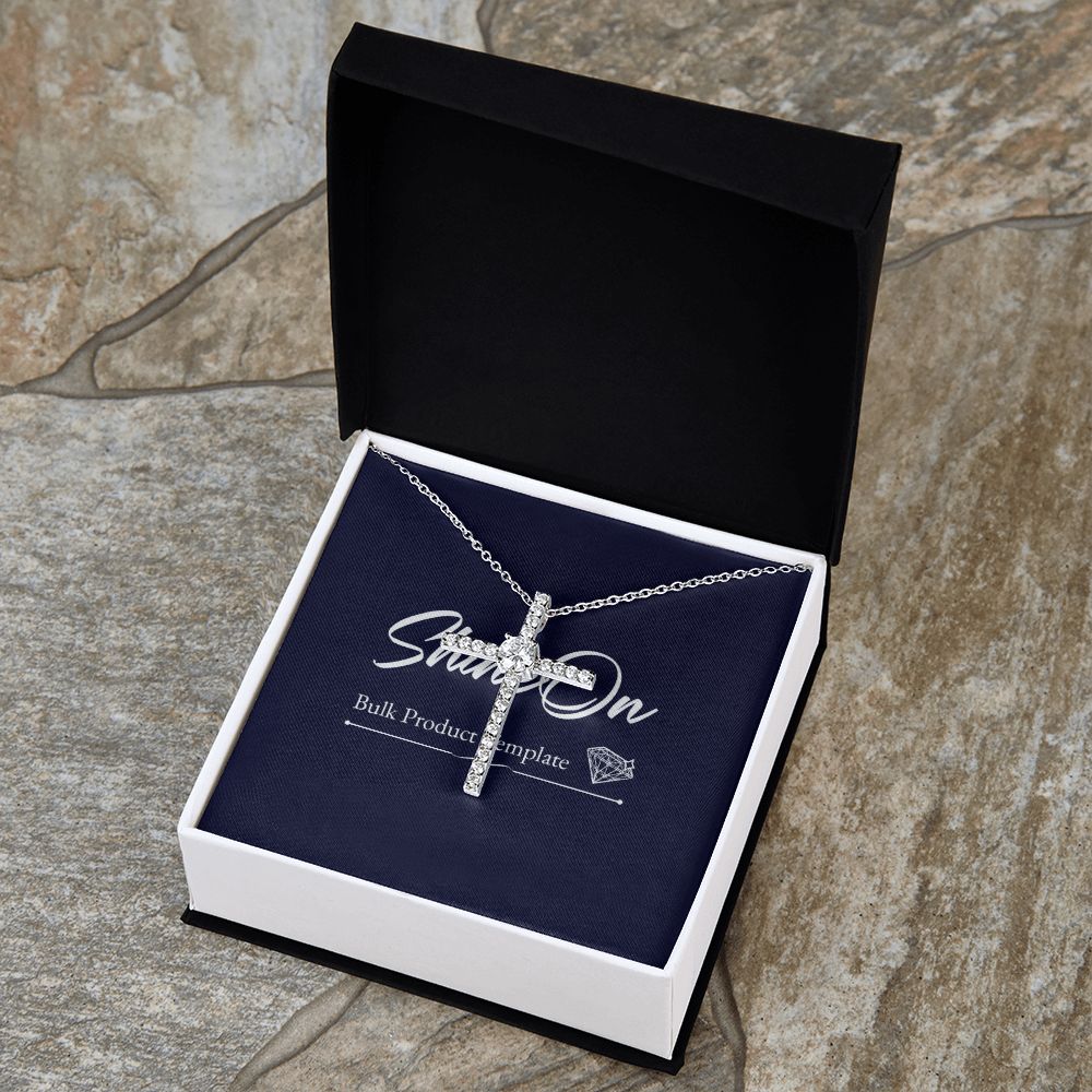 CZ CROSS NECKLACE GIFT SET