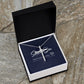 CZ CROSS NECKLACE GIFT SET