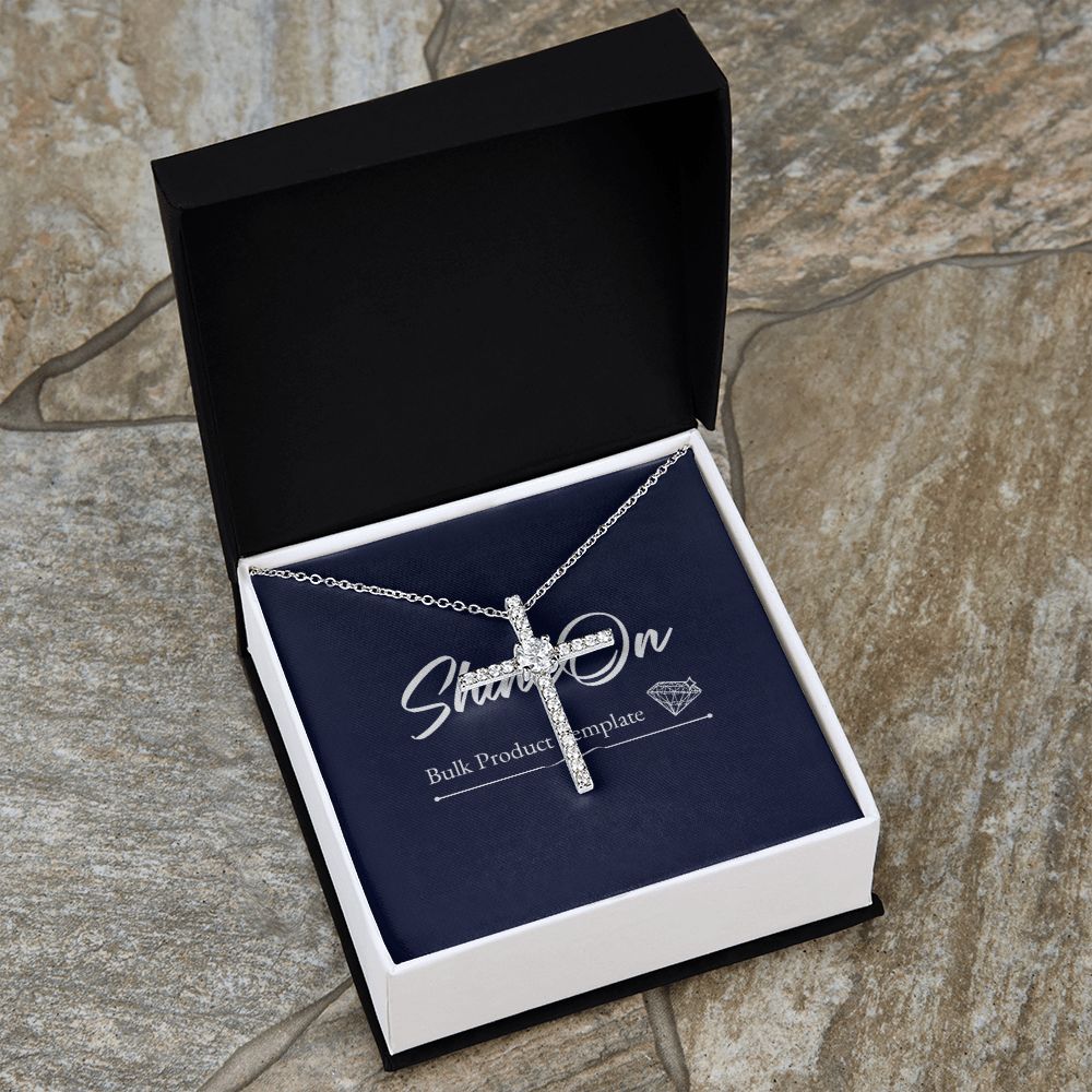 CZ CROSS NECKLACE GIFT SET