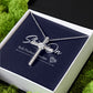 CZ CROSS NECKLACE GIFT SET