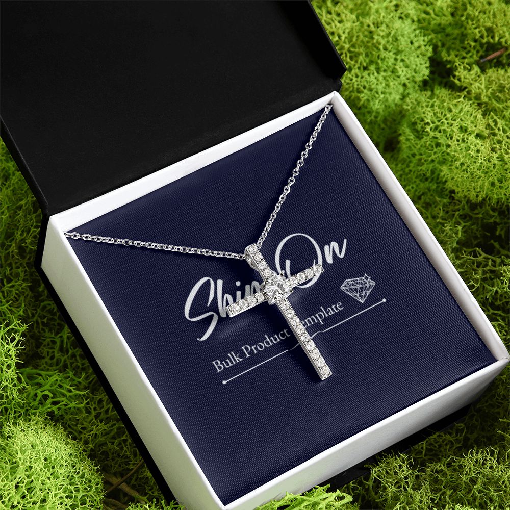 CZ CROSS NECKLACE GIFT SET