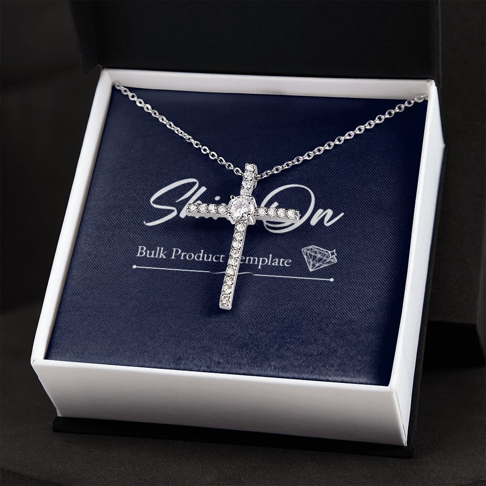 CZ CROSS NECKLACE GIFT SET