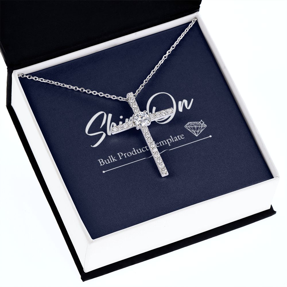 CZ CROSS NECKLACE GIFT SET