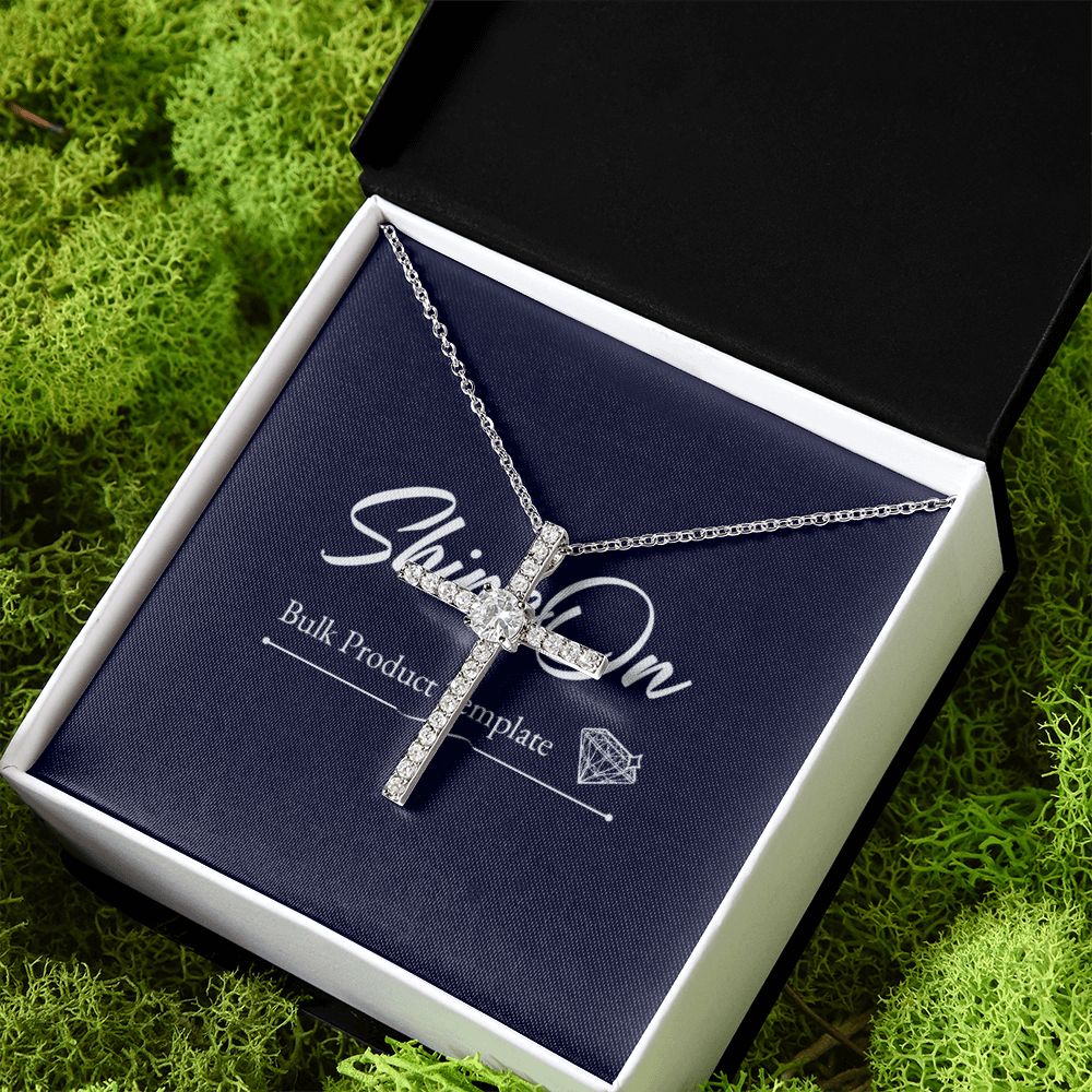 CZ CROSS NECKLACE GIFT SET