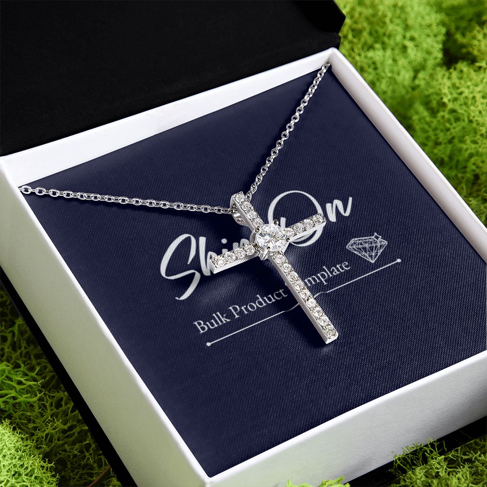 CZ CROSS NECKLACE GIFT SET