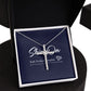 CZ CROSS NECKLACE GIFT SET