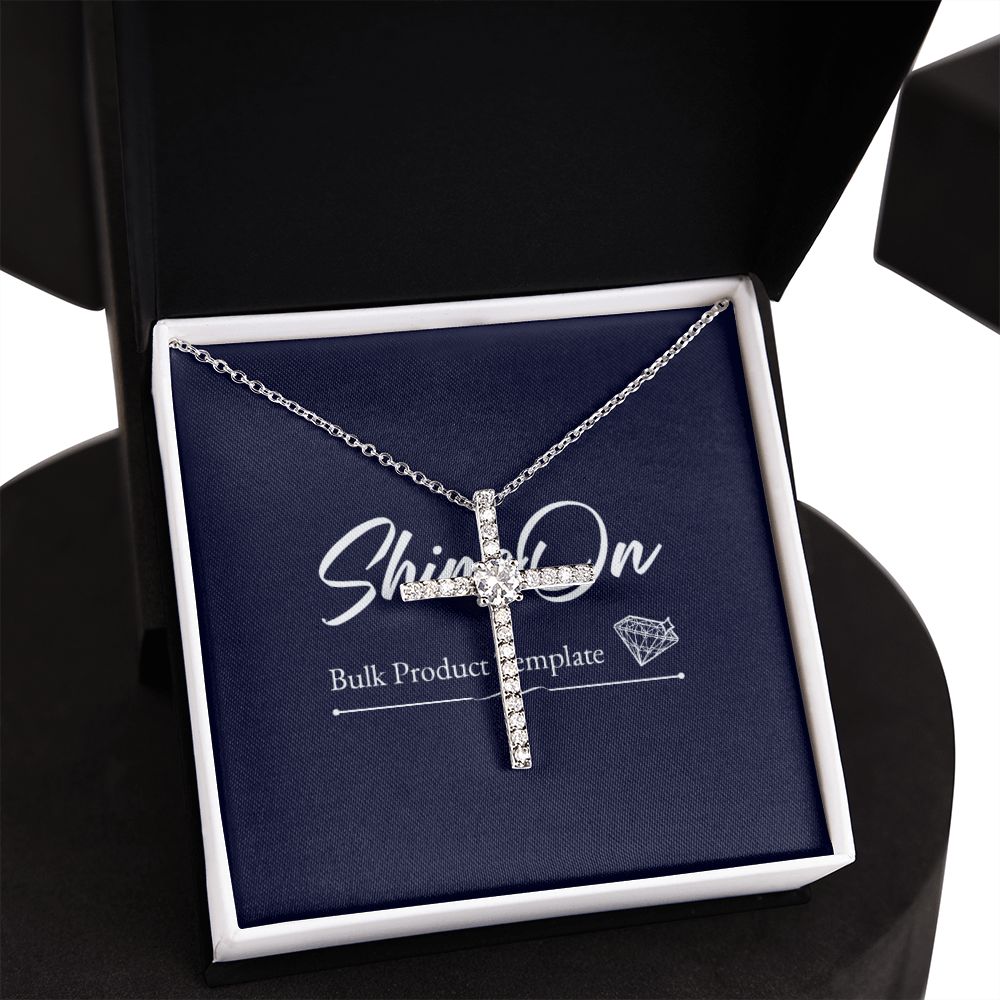 CZ CROSS NECKLACE GIFT SET