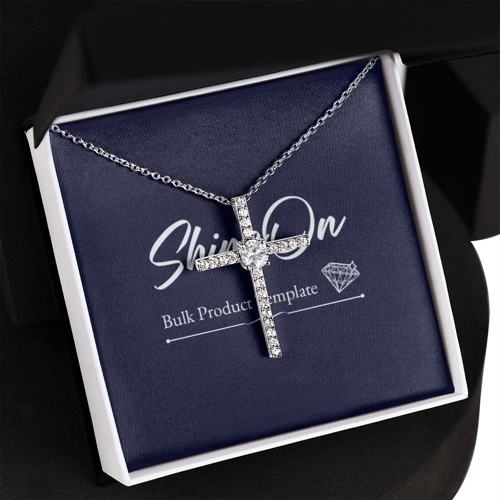 CZ CROSS NECKLACE GIFT SET