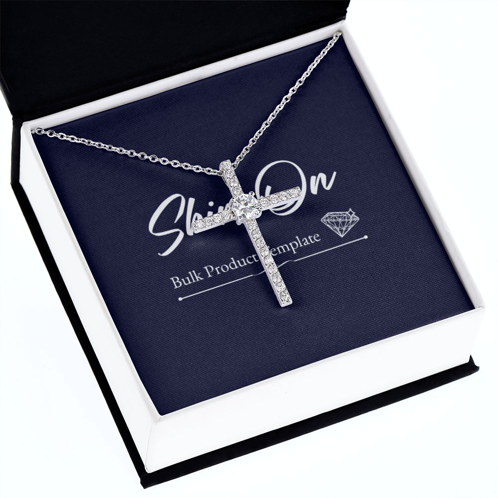 CZ CROSS NECKLACE GIFT SET