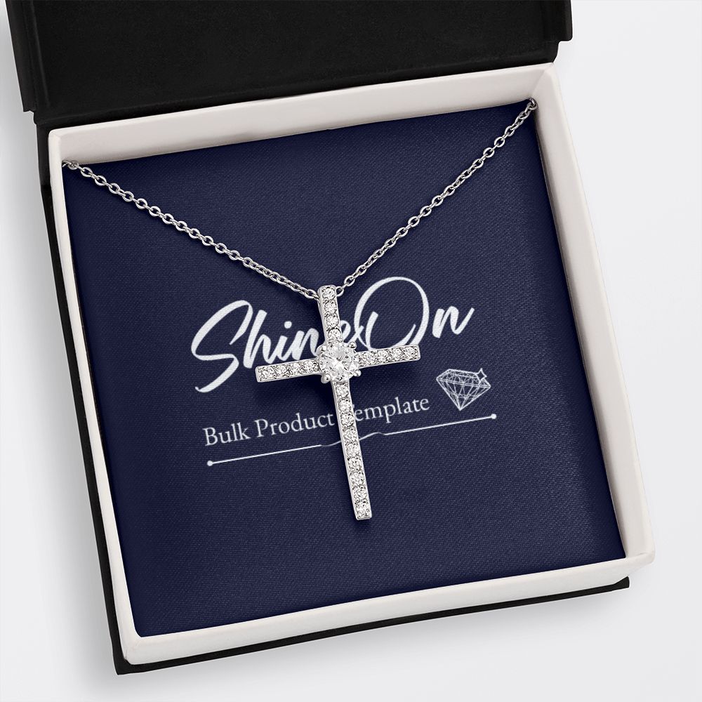 CZ CROSS NECKLACE GIFT SET