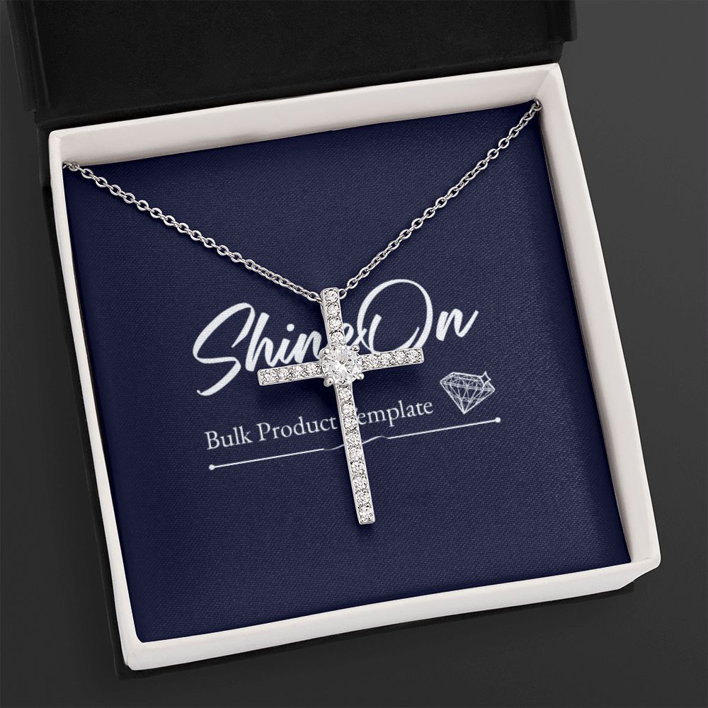 CZ CROSS NECKLACE GIFT SET
