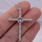 Mother - Love & Light - CZ Cross necklace