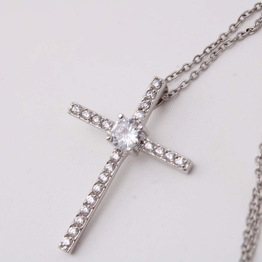 CZ CROSS NECKLACE GIFT SET