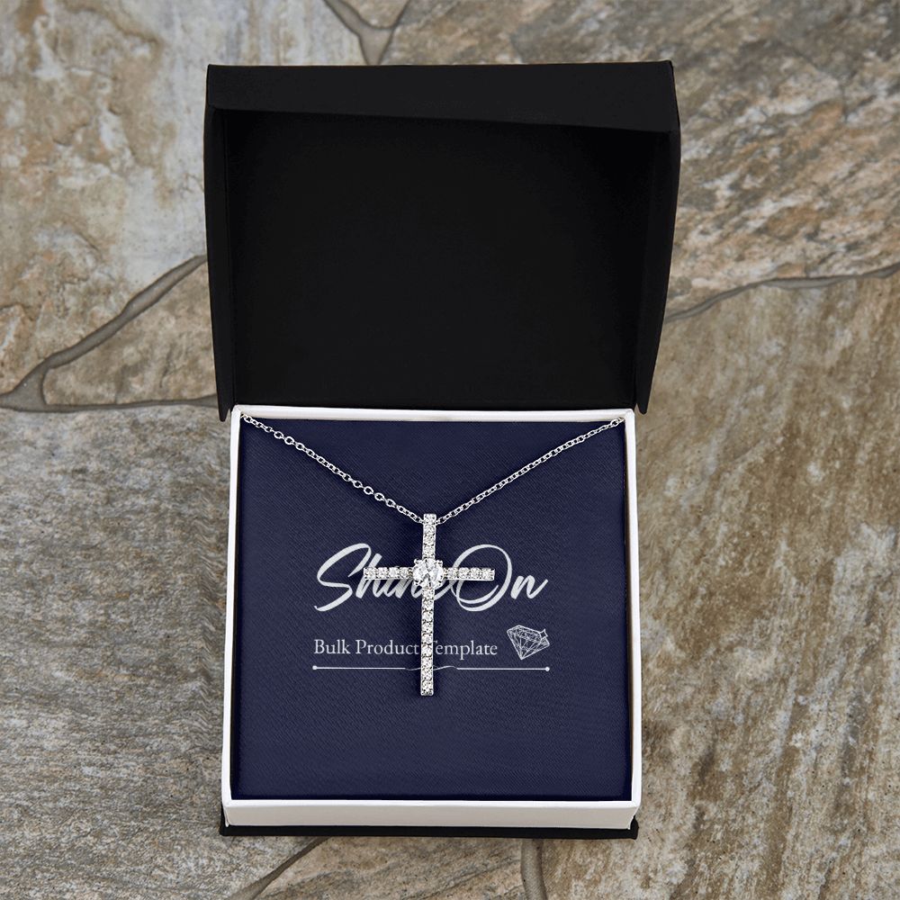 CZ CROSS NECKLACE GIFT SET