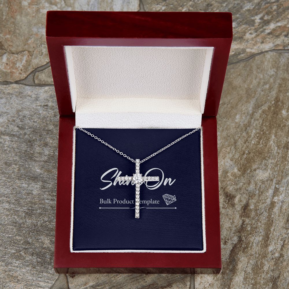 CZ CROSS NECKLACE GIFT SET