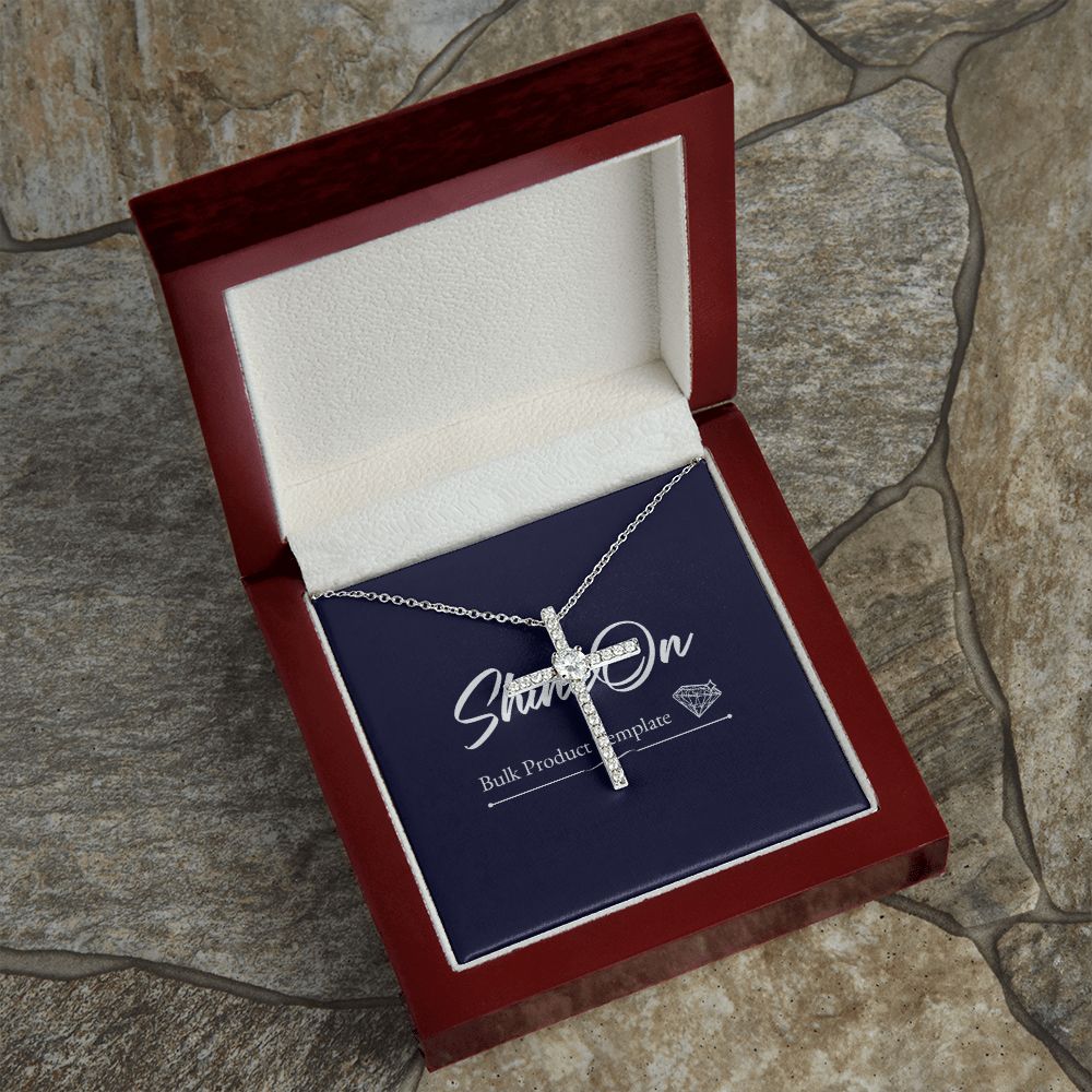 CZ CROSS NECKLACE GIFT SET