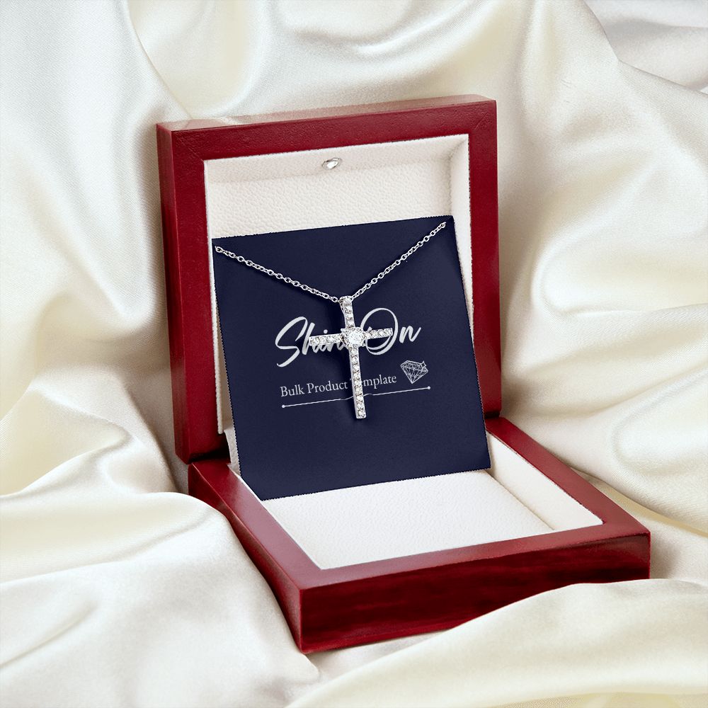 CZ CROSS NECKLACE GIFT SET