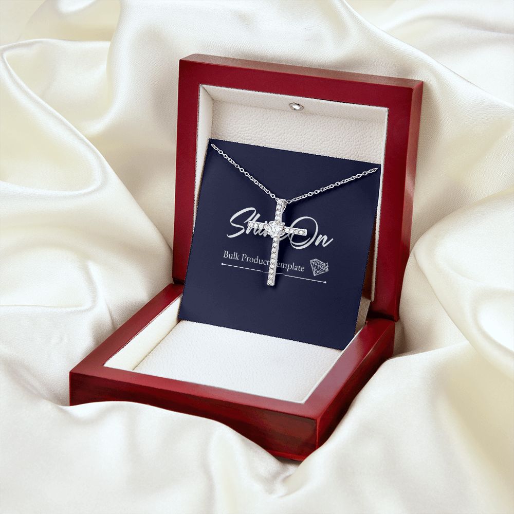 CZ CROSS NECKLACE GIFT SET