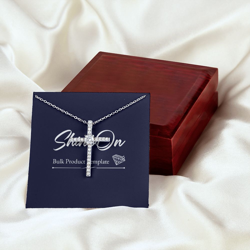 CZ CROSS NECKLACE GIFT SET