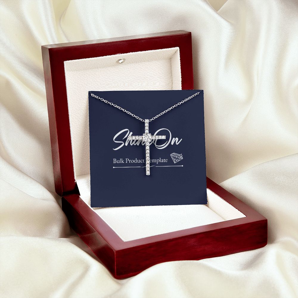 CZ CROSS NECKLACE GIFT SET