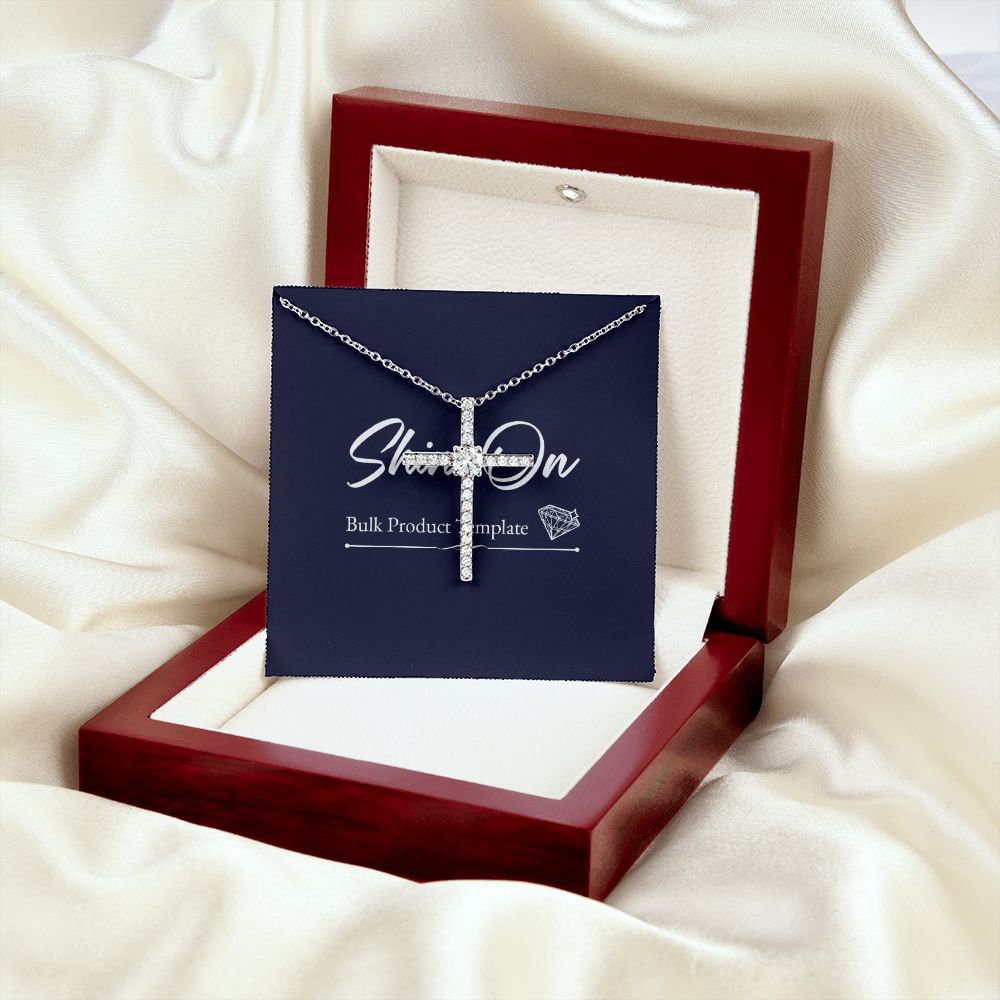 CZ CROSS NECKLACE GIFT SET