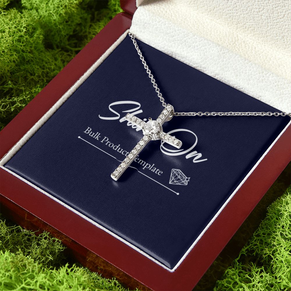 CZ CROSS NECKLACE GIFT SET