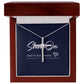 CZ CROSS NECKLACE GIFT SET