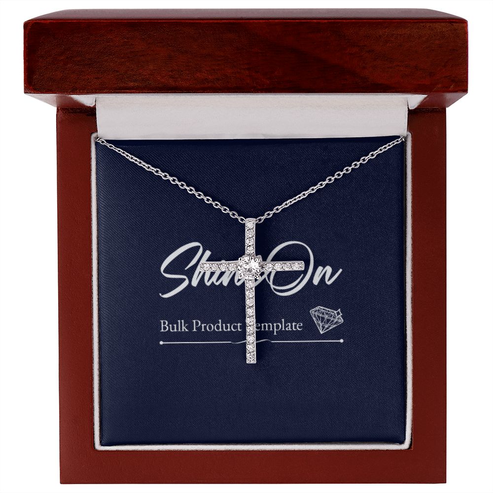 CZ CROSS NECKLACE GIFT SET