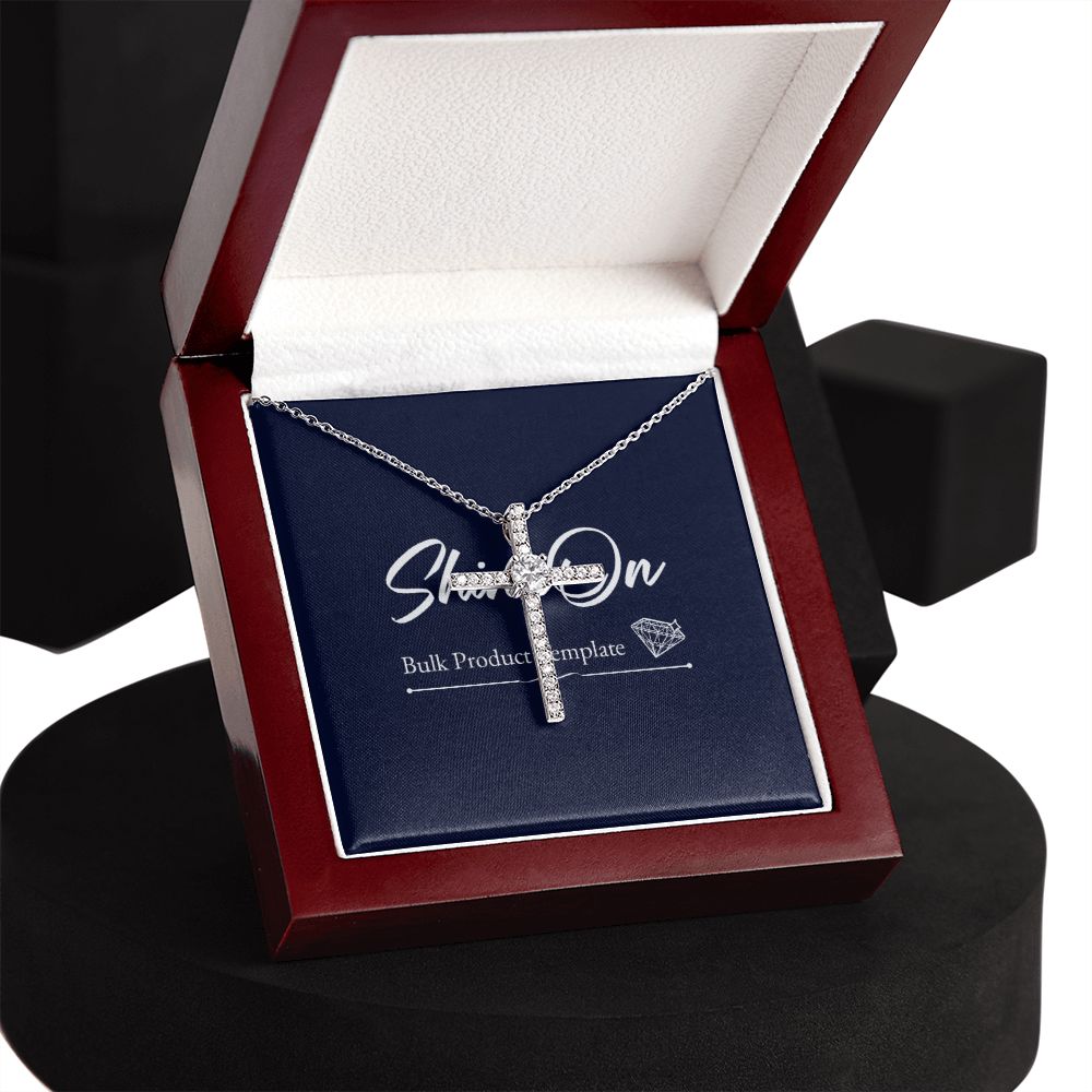 CZ CROSS NECKLACE GIFT SET