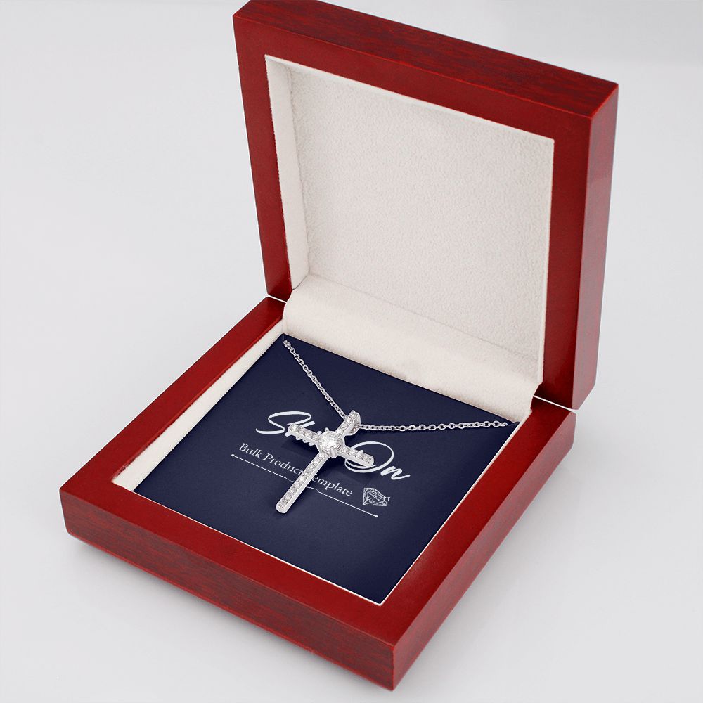 CZ CROSS NECKLACE GIFT SET