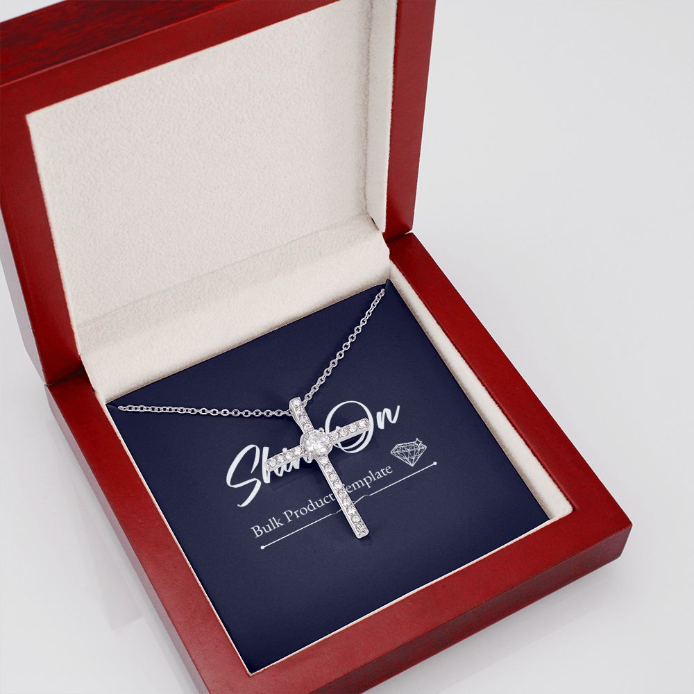 CZ CROSS NECKLACE GIFT SET