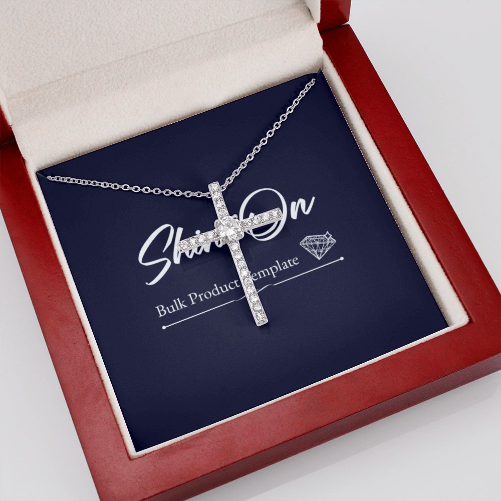CZ CROSS NECKLACE GIFT SET