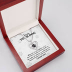 From Your Dog, Wherever We Go, Pet Paw Heart Necklace