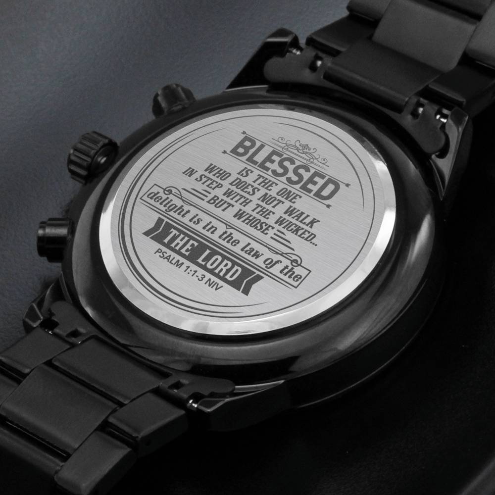 Men's Watch, Blessed is the One, Psalm 1:1-3 NIV