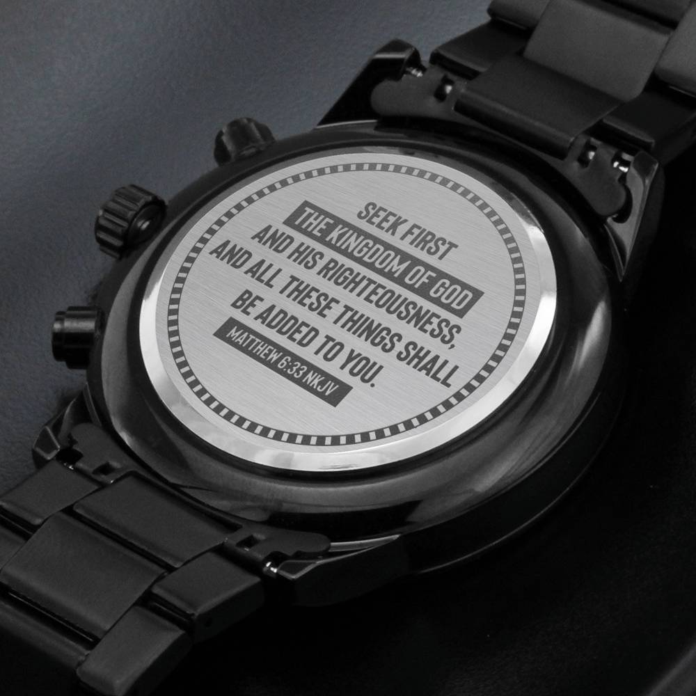 Men's Watch, Seek First the Kingdom of God, Matthew 6:33